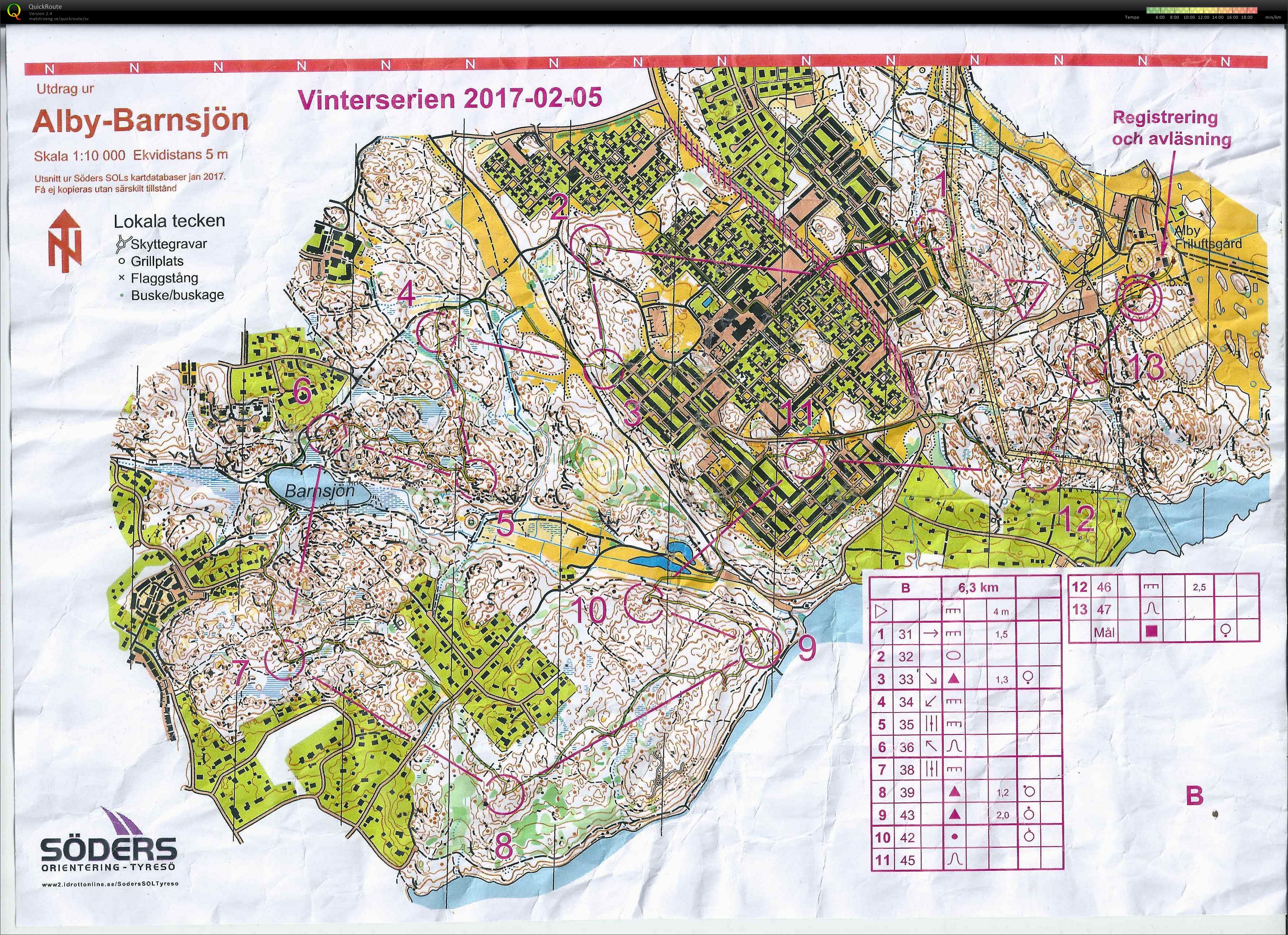 Vinterserien Alby, Tyresö (2017-02-05)