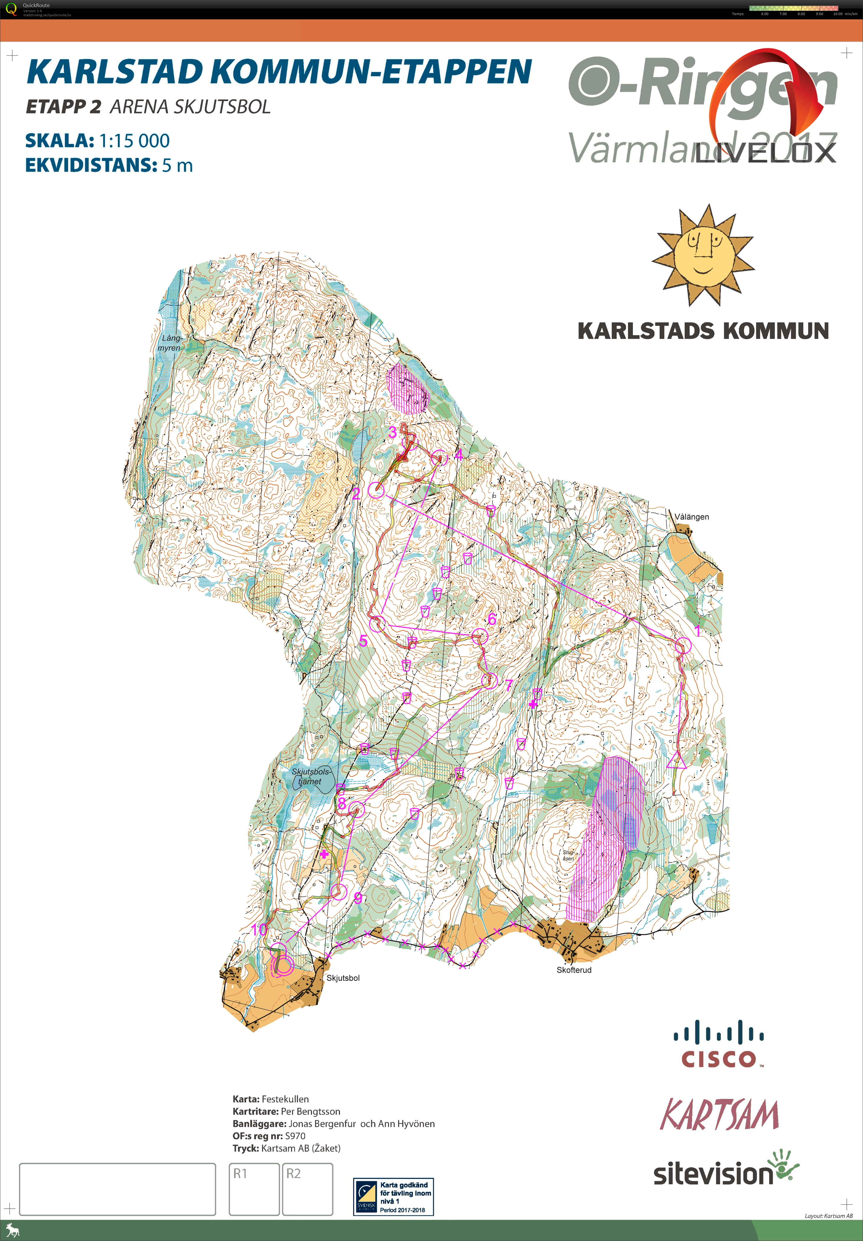 O-ringen Värmland, etapp 2 (2017-07-24)