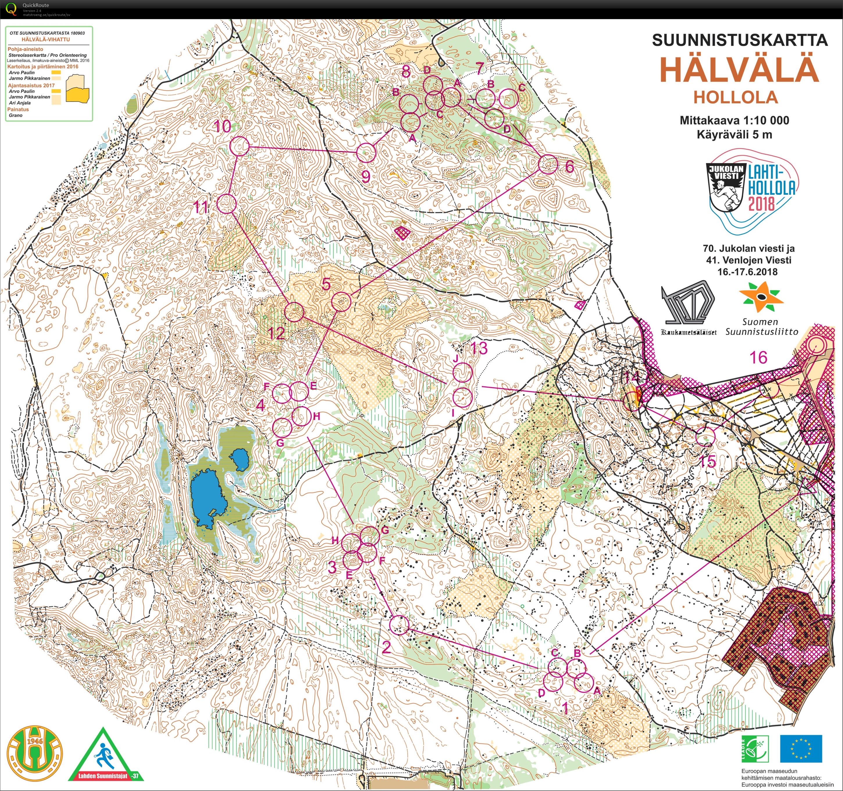 Jukola 2018 (sträcka 5) (2018-06-17)