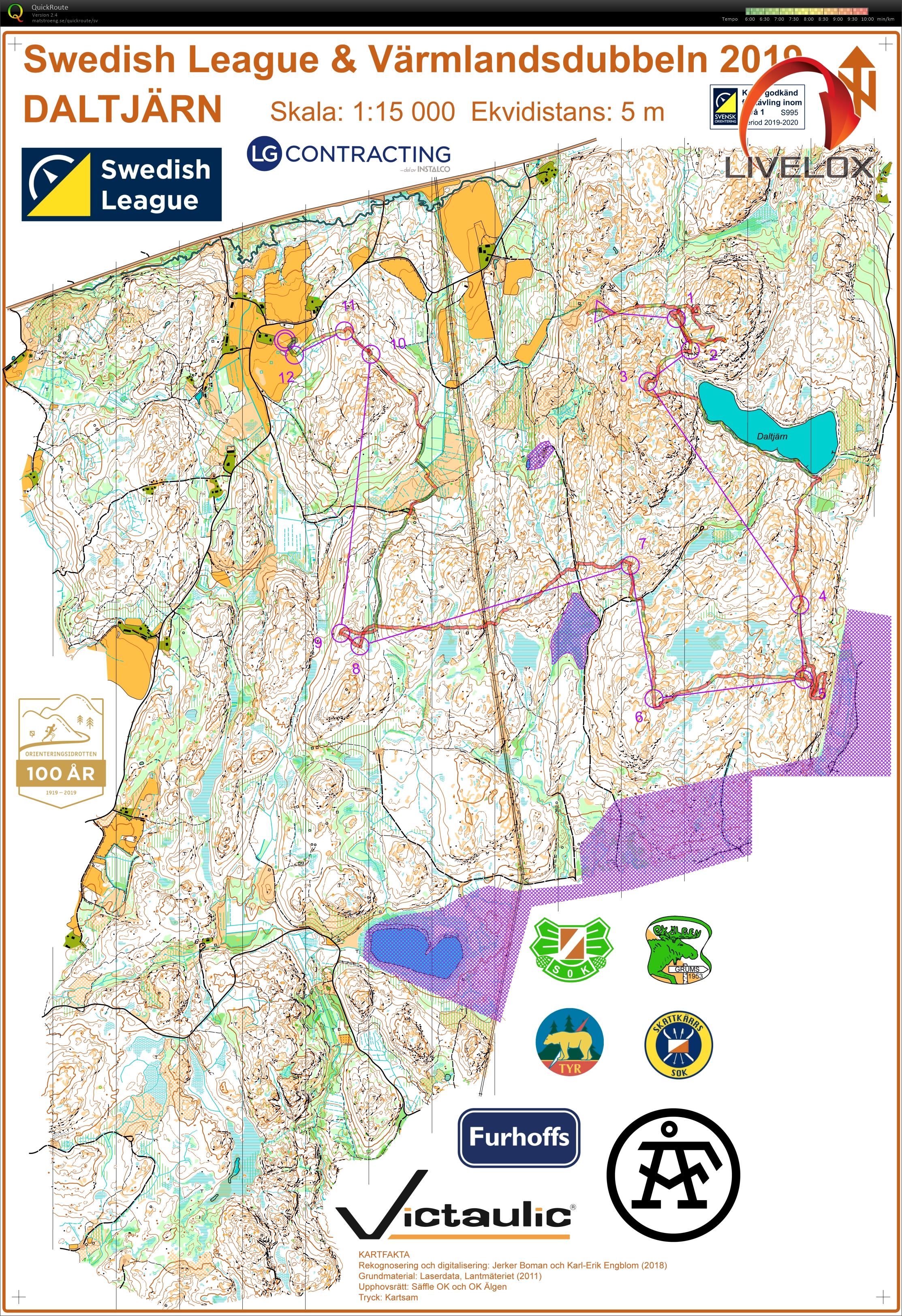Swedish League med Värmlandsdubbeln lång (2019-04-14)