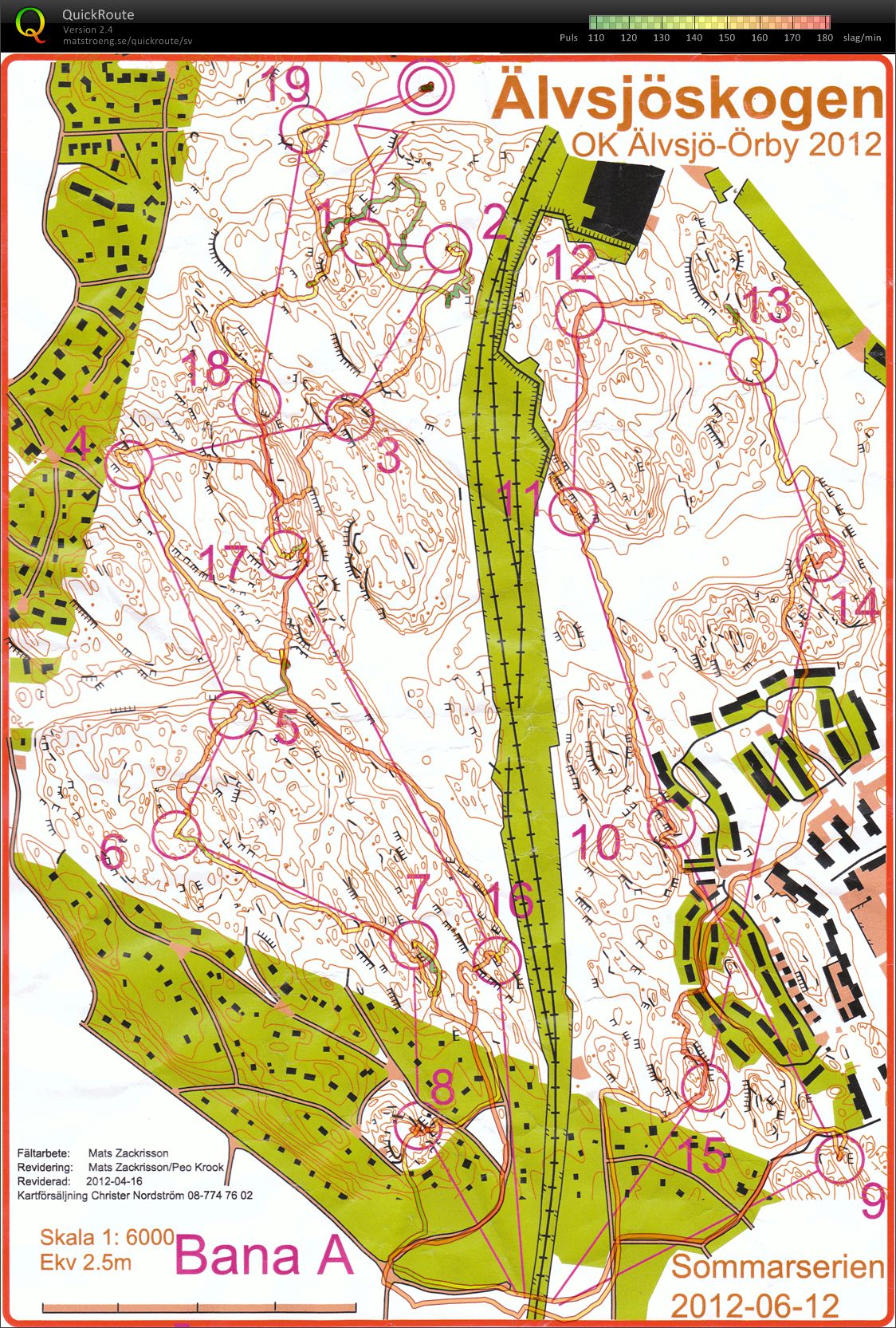 Sommarserien Älvsjö (bana A brun) (2012-06-12)