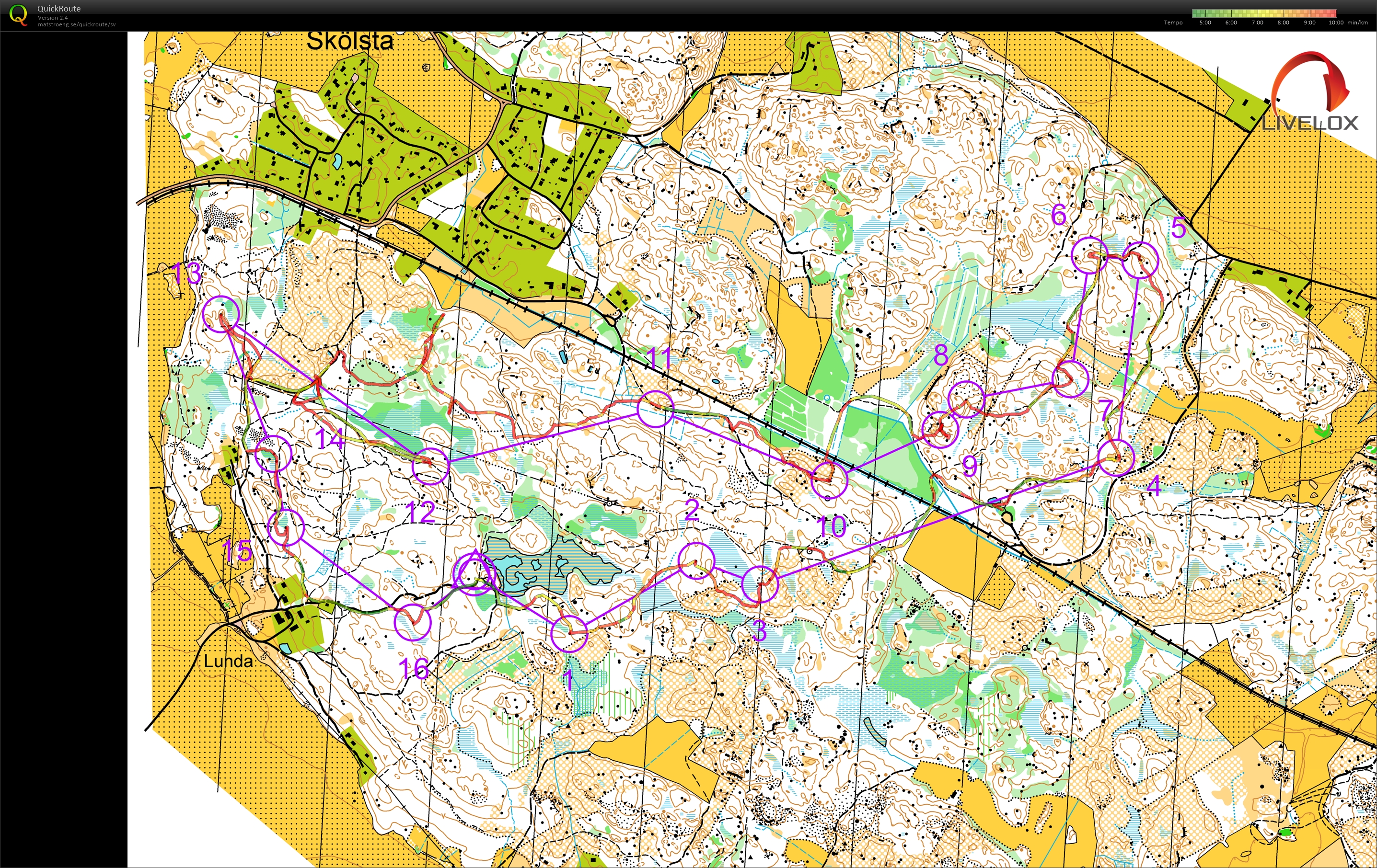 Vedyxaskogen Veckans bana v. 23 (2020-07-23)