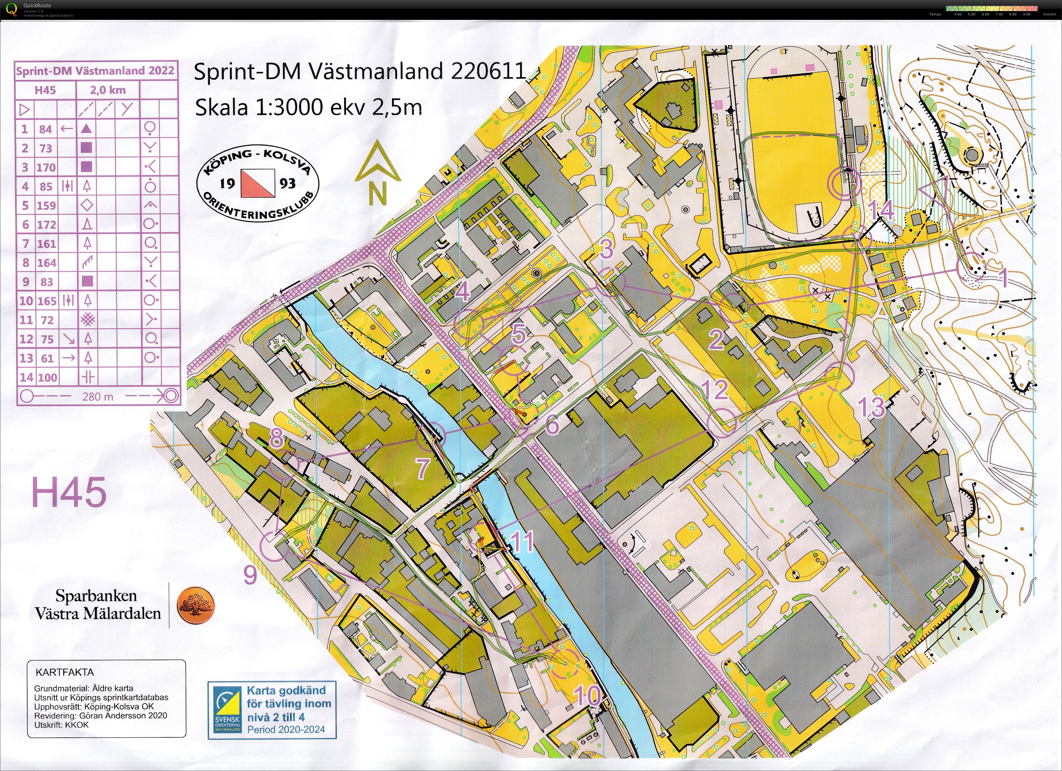 DM sprint, Västmanland (2022-06-11)