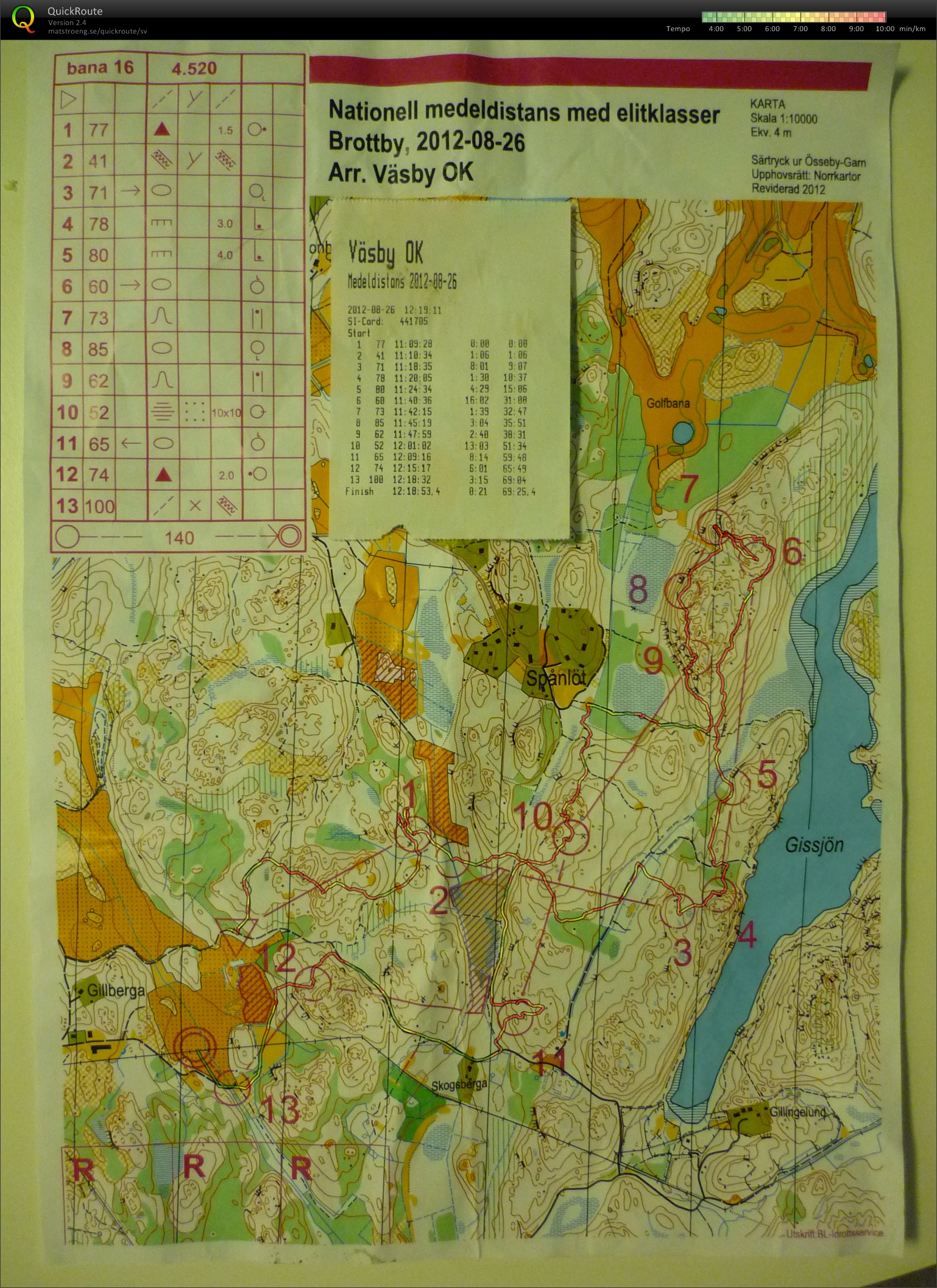 Väsby OK medeldistans (2012-08-26)