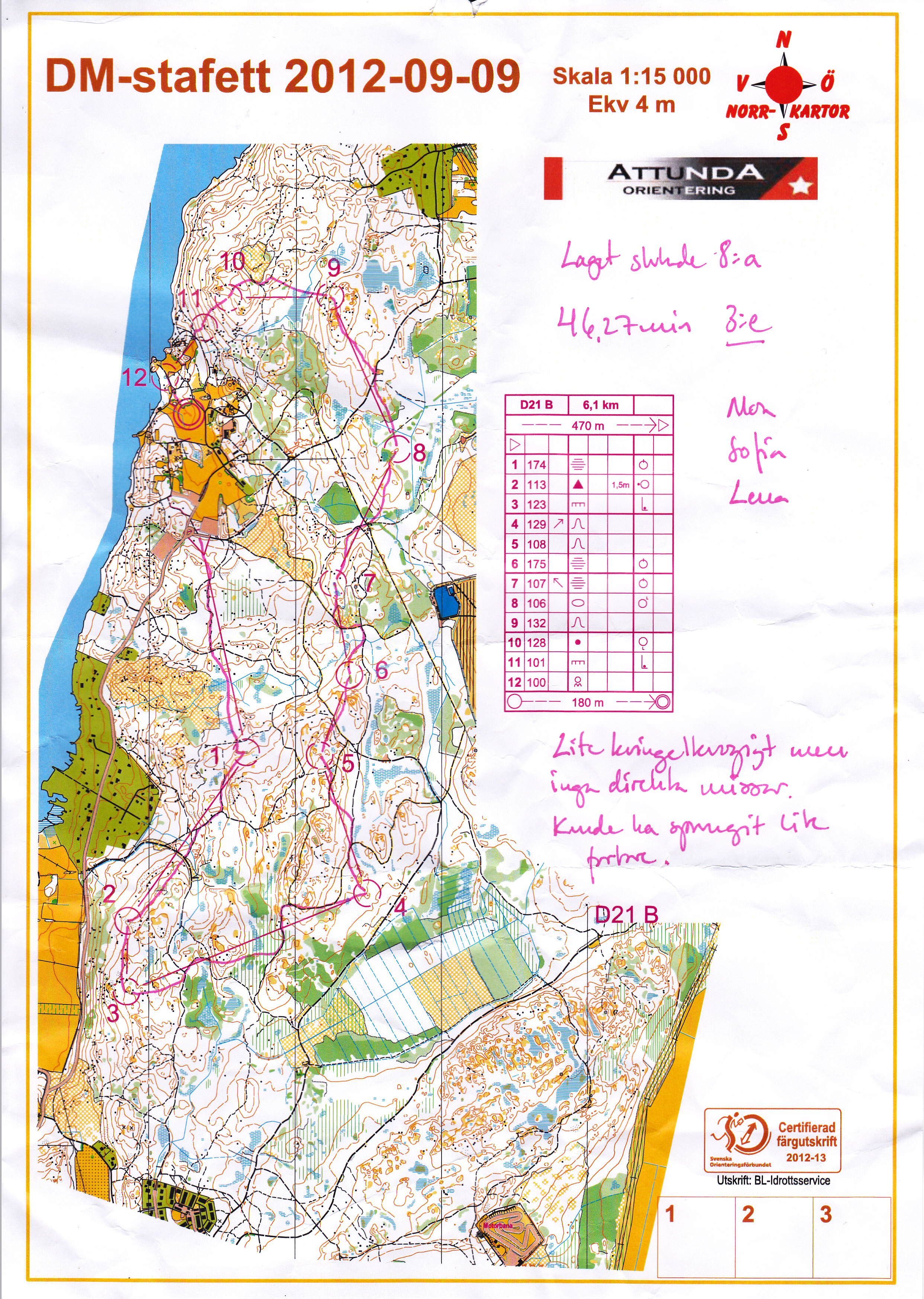 DM-stafett (2012-09-09)