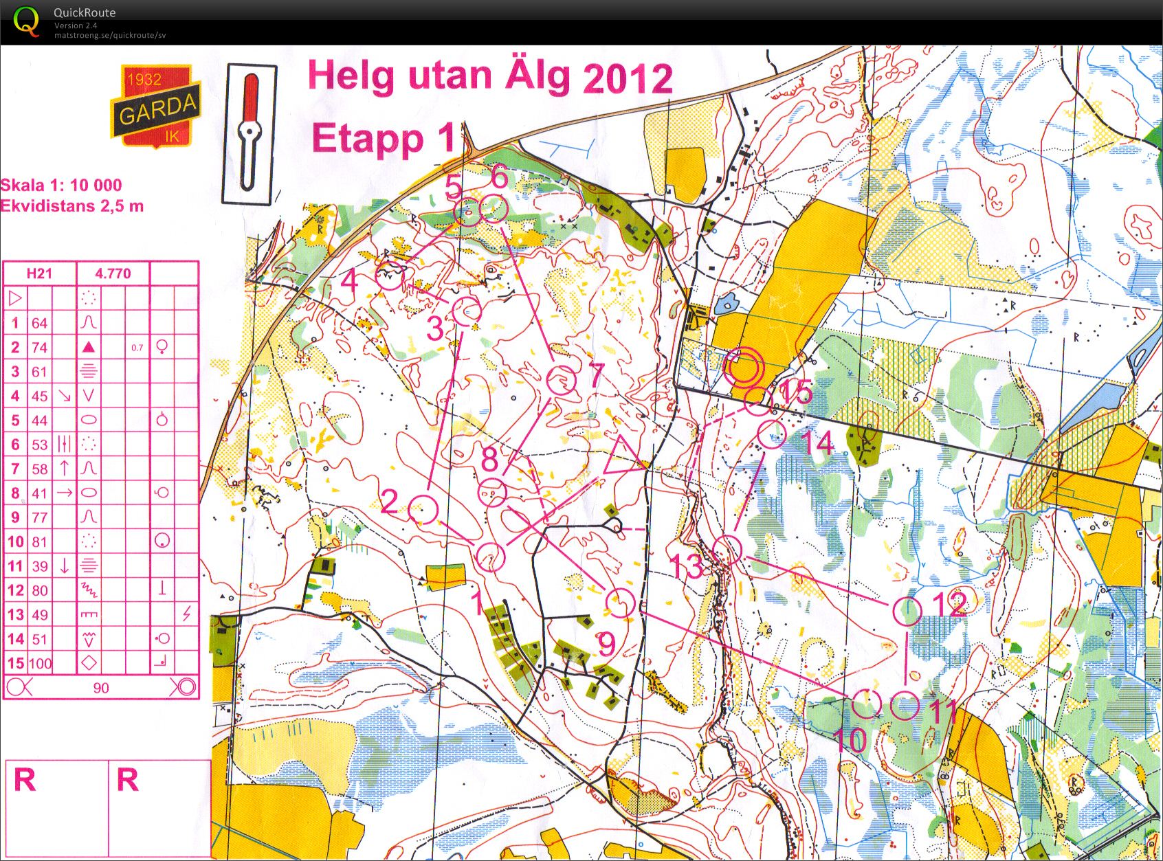 Helg utan älg – Etapp 1 (2012-10-20)