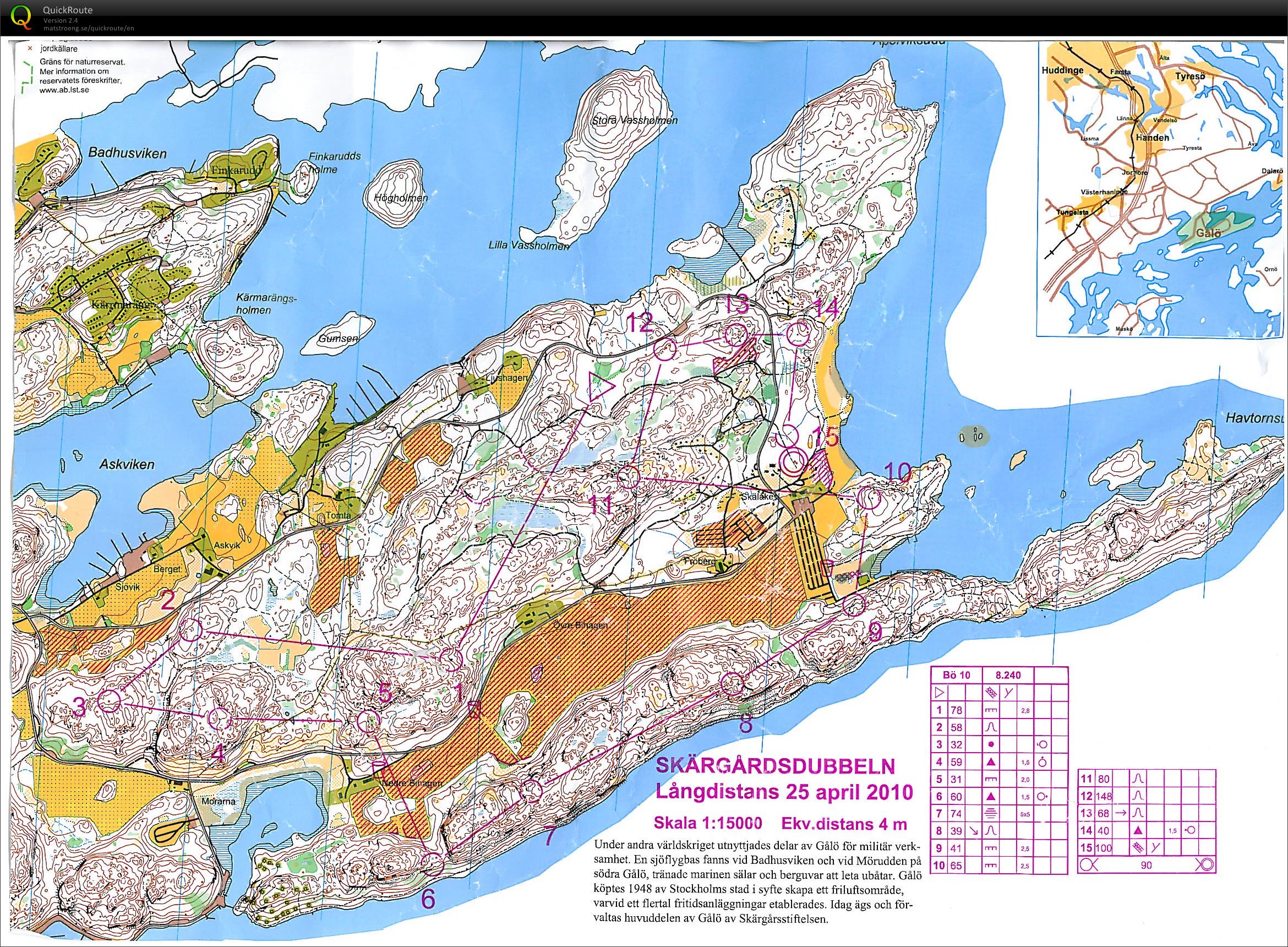 Skärgårdsdubbeln lång 2010 (2010-04-25)