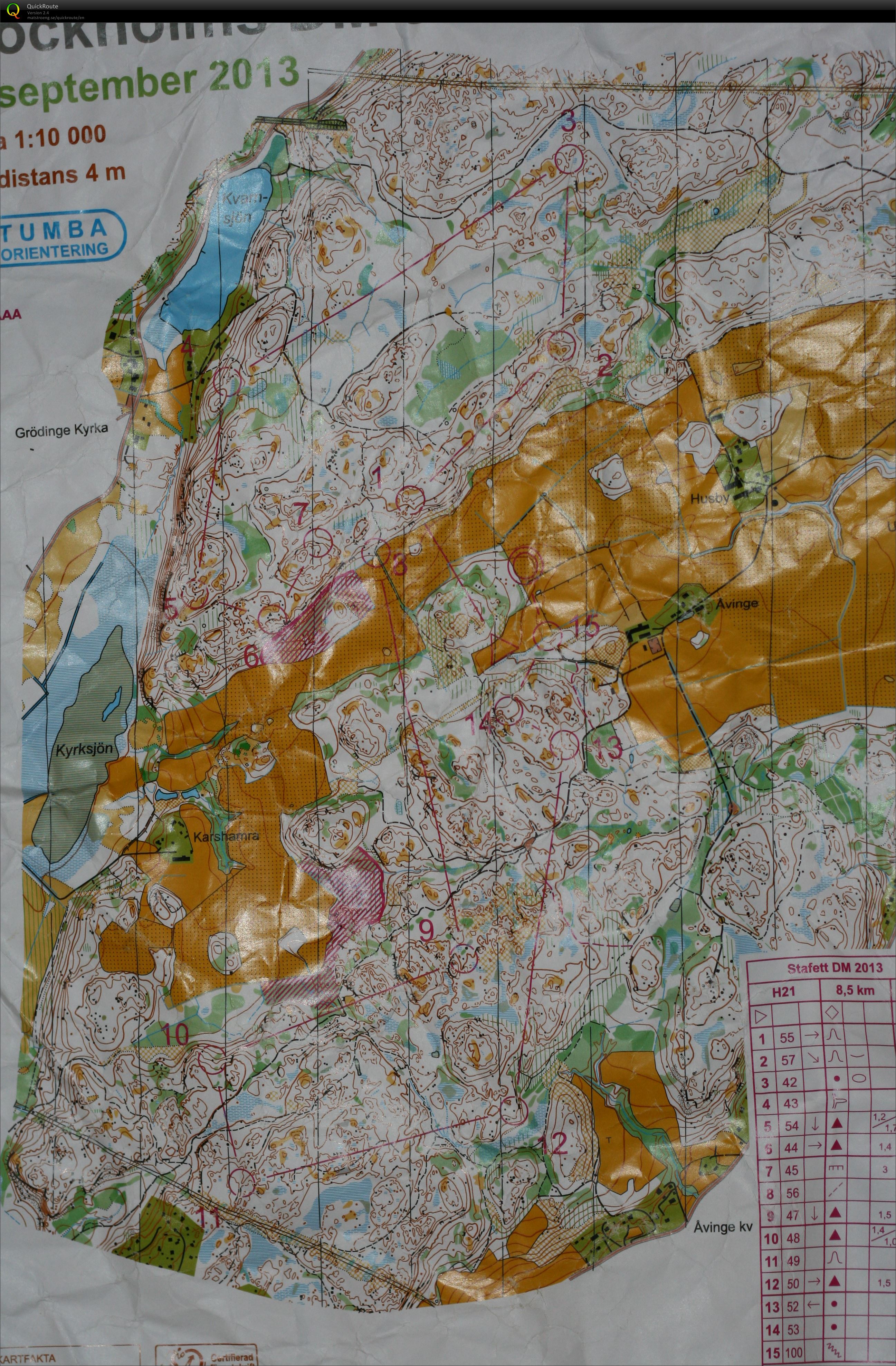 DM stafett Stockholm (2013-09-15)