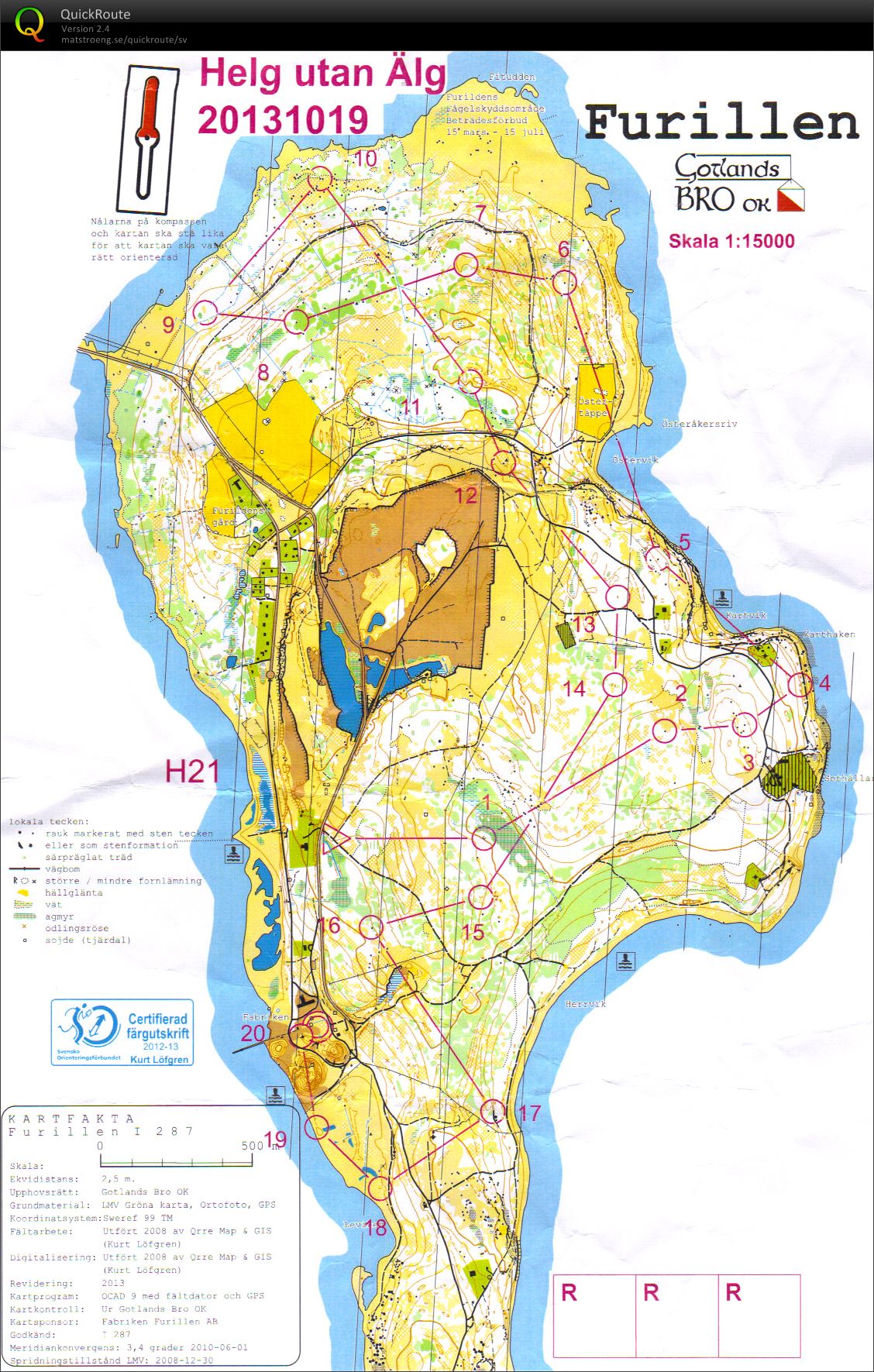 Helg utan Älg – Etapp 1 (2013-10-19)