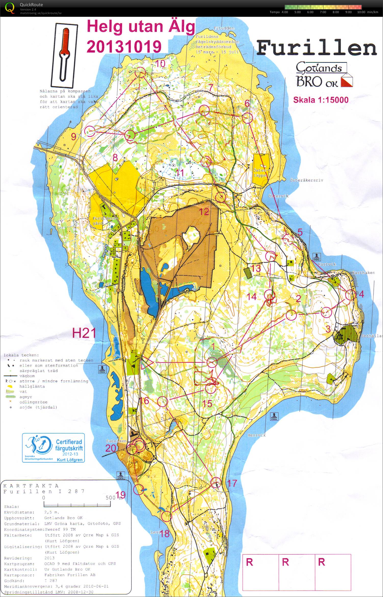 Helg utan Älg – Etapp 1 (2013-10-19)