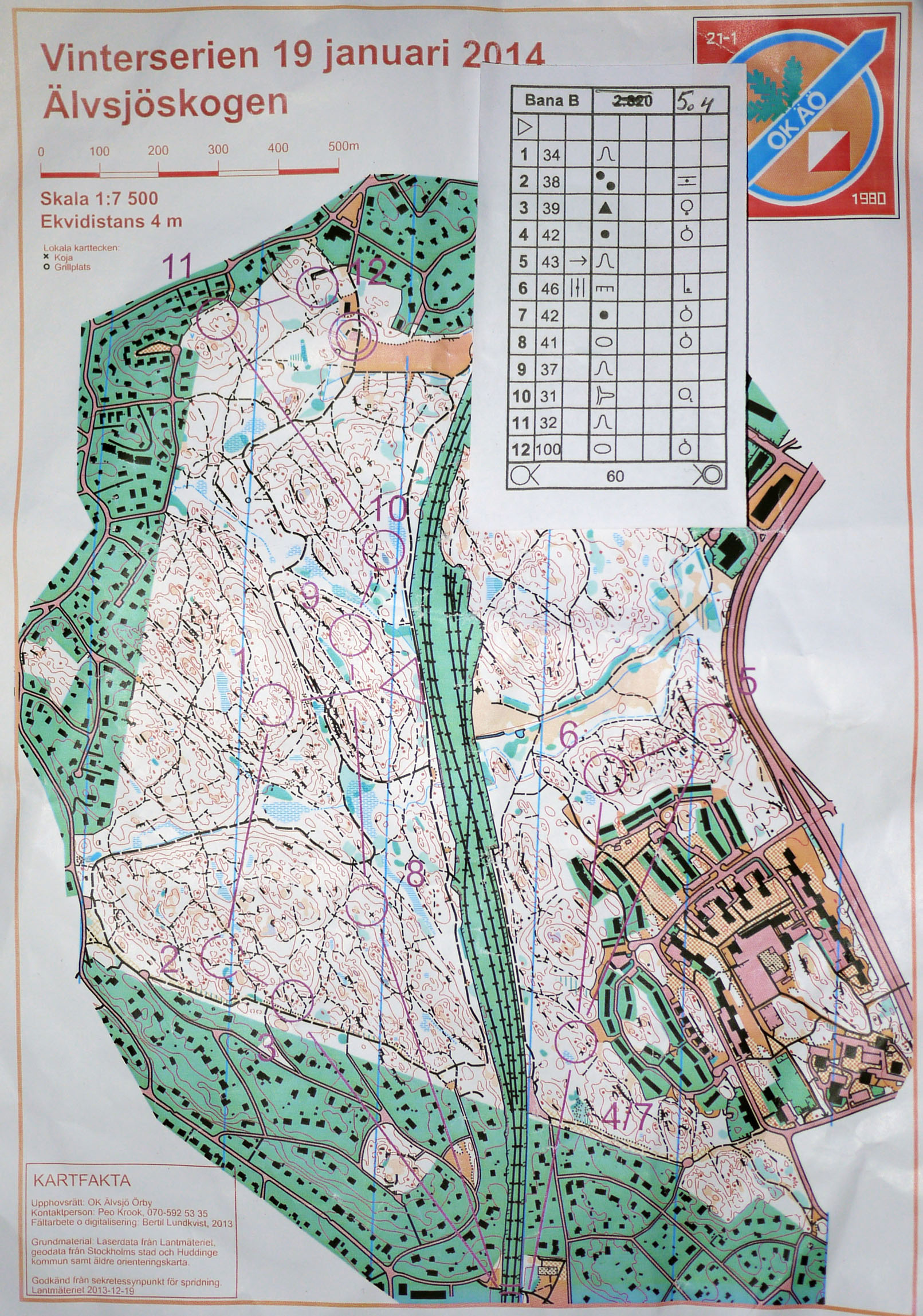 Vinterserien, Älvsjö (2014-01-19)