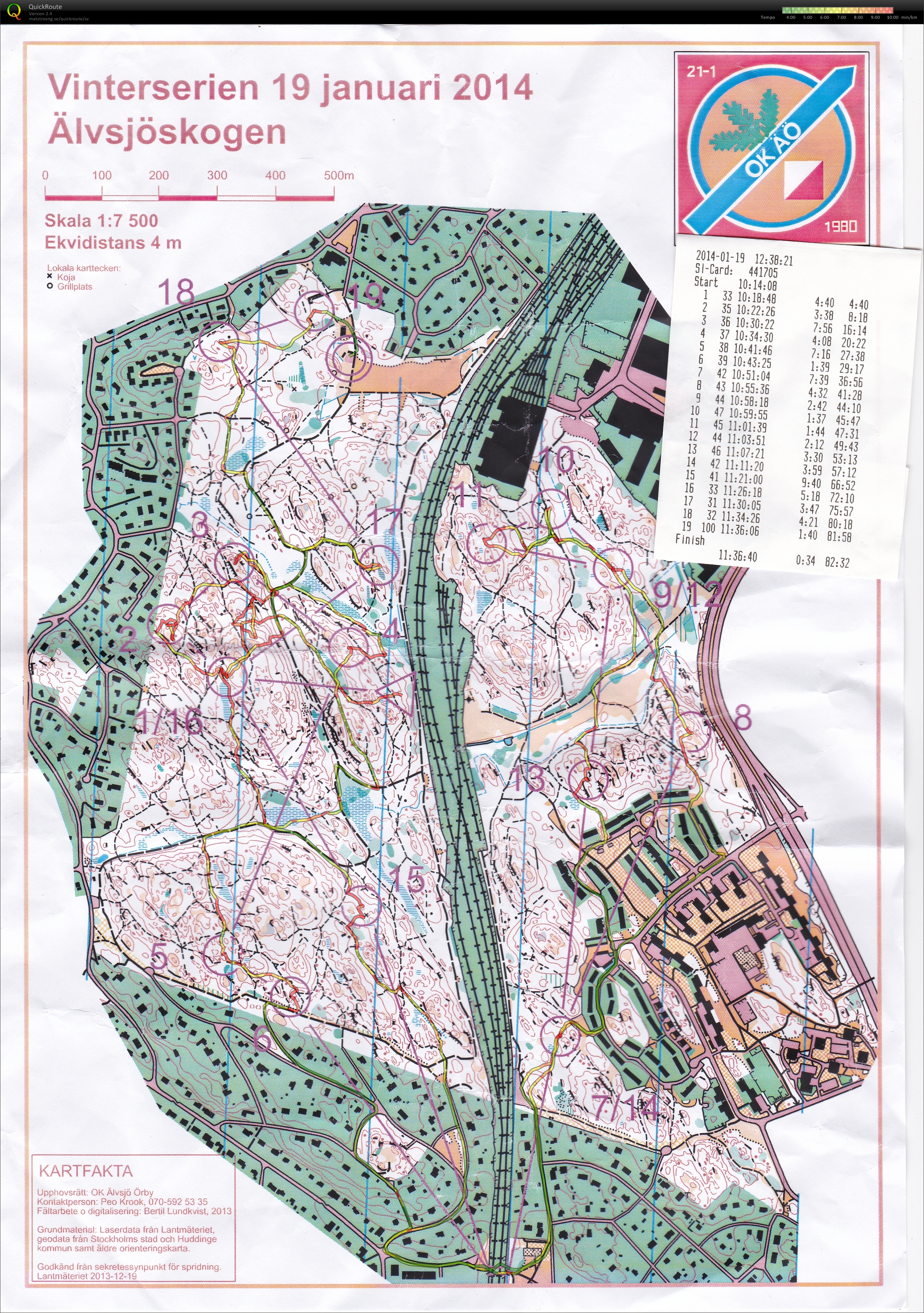 Vinterserien Älvsjö (2014-01-19)