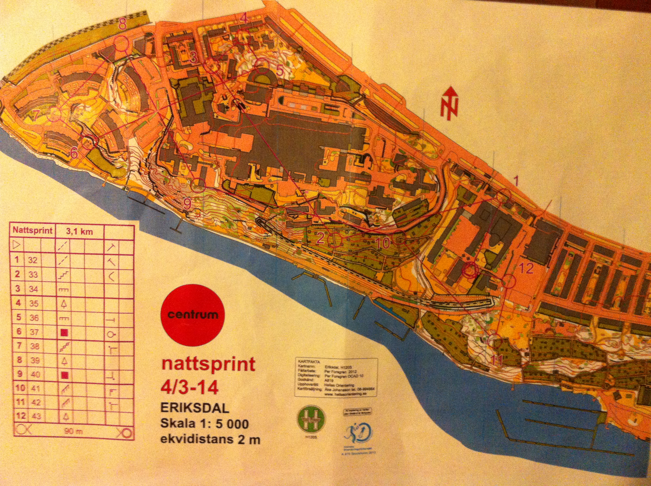 Centrum Nattsprint träning 140304 (2014-03-06)