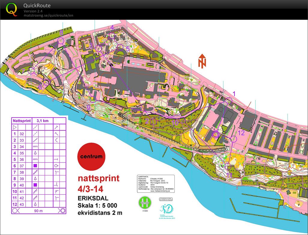 Nattsprint Eriksdal (2014-03-04)