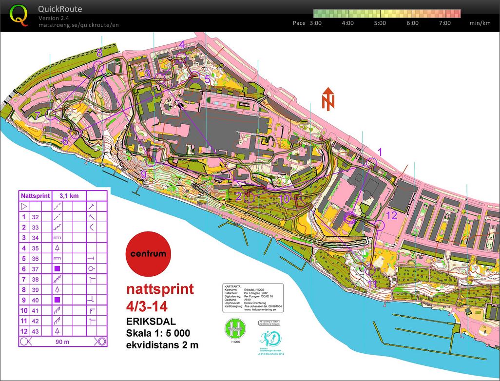 Nattsprint Eriksdal (2014-03-04)