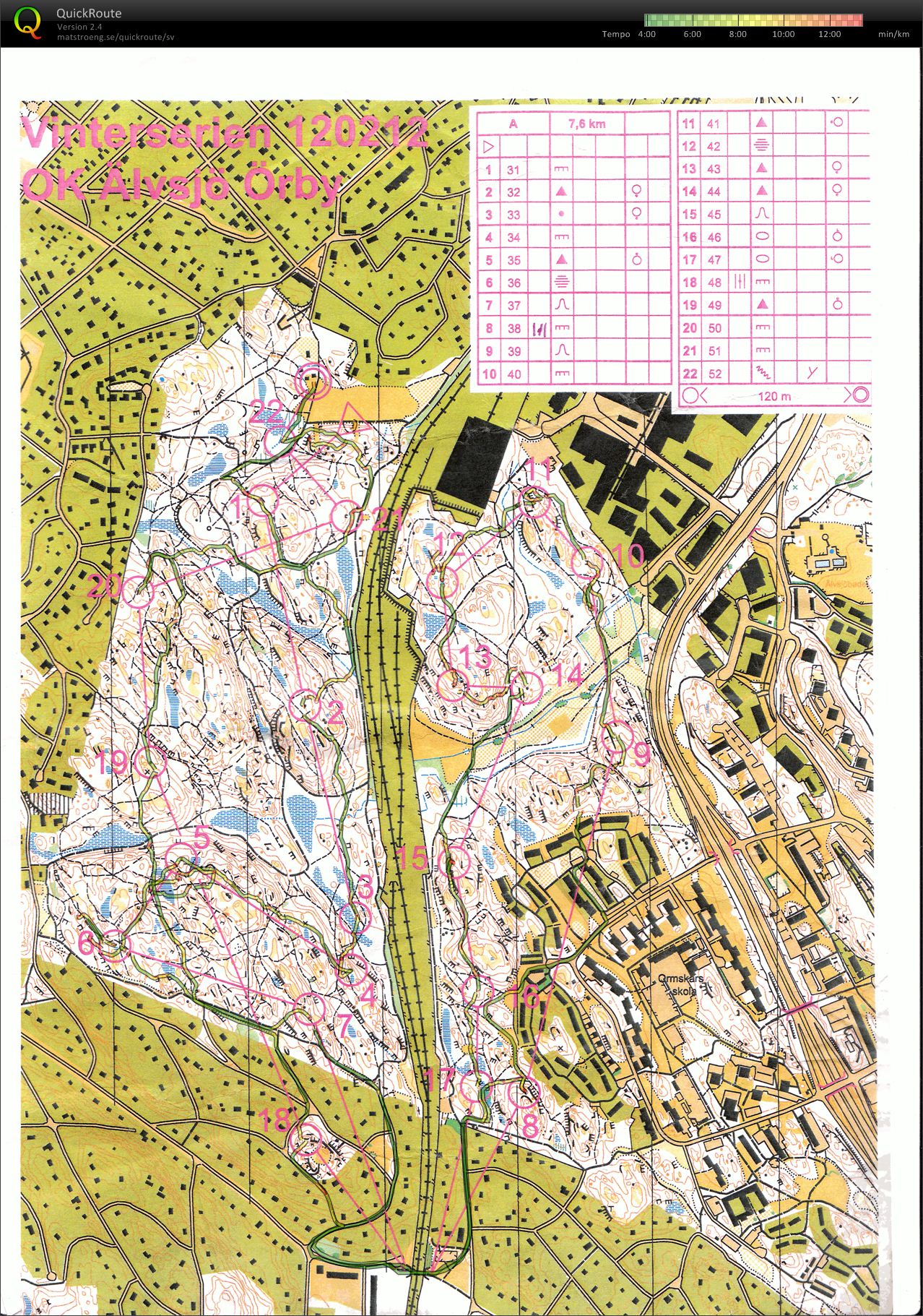 Vinterserien Älvsjö (bana A) (2012-02-12)