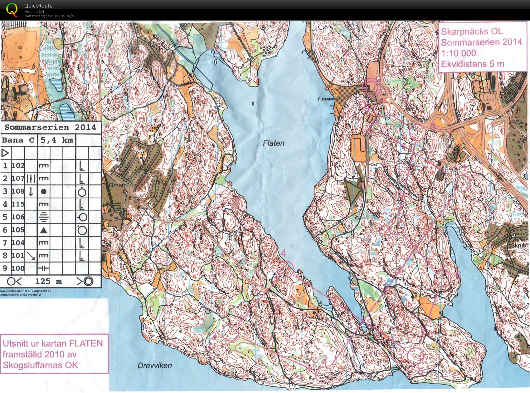 Sommarserien Flaten (bana C) (2014-05-20)