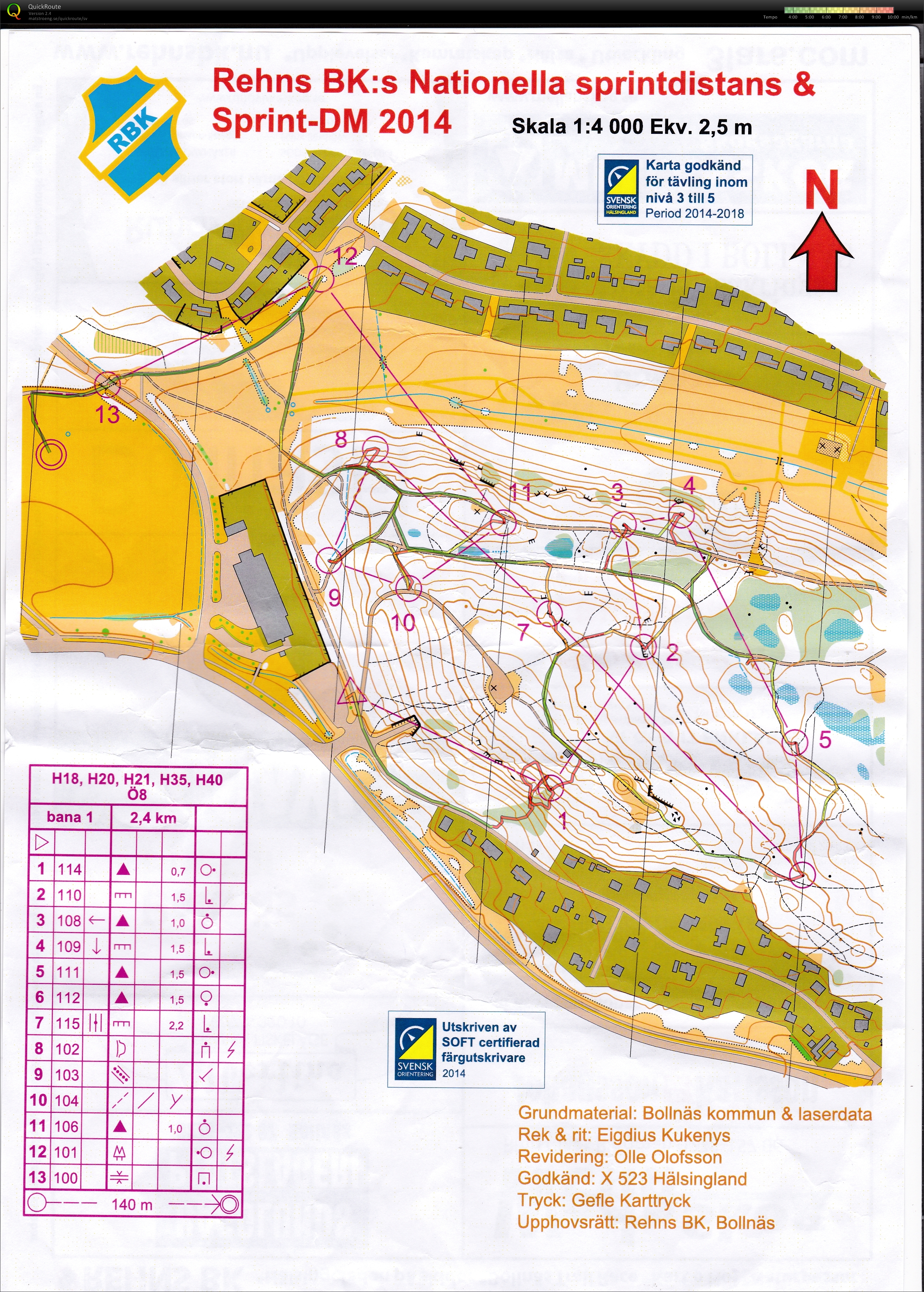 Rehns nationella sprint (2014-05-31)