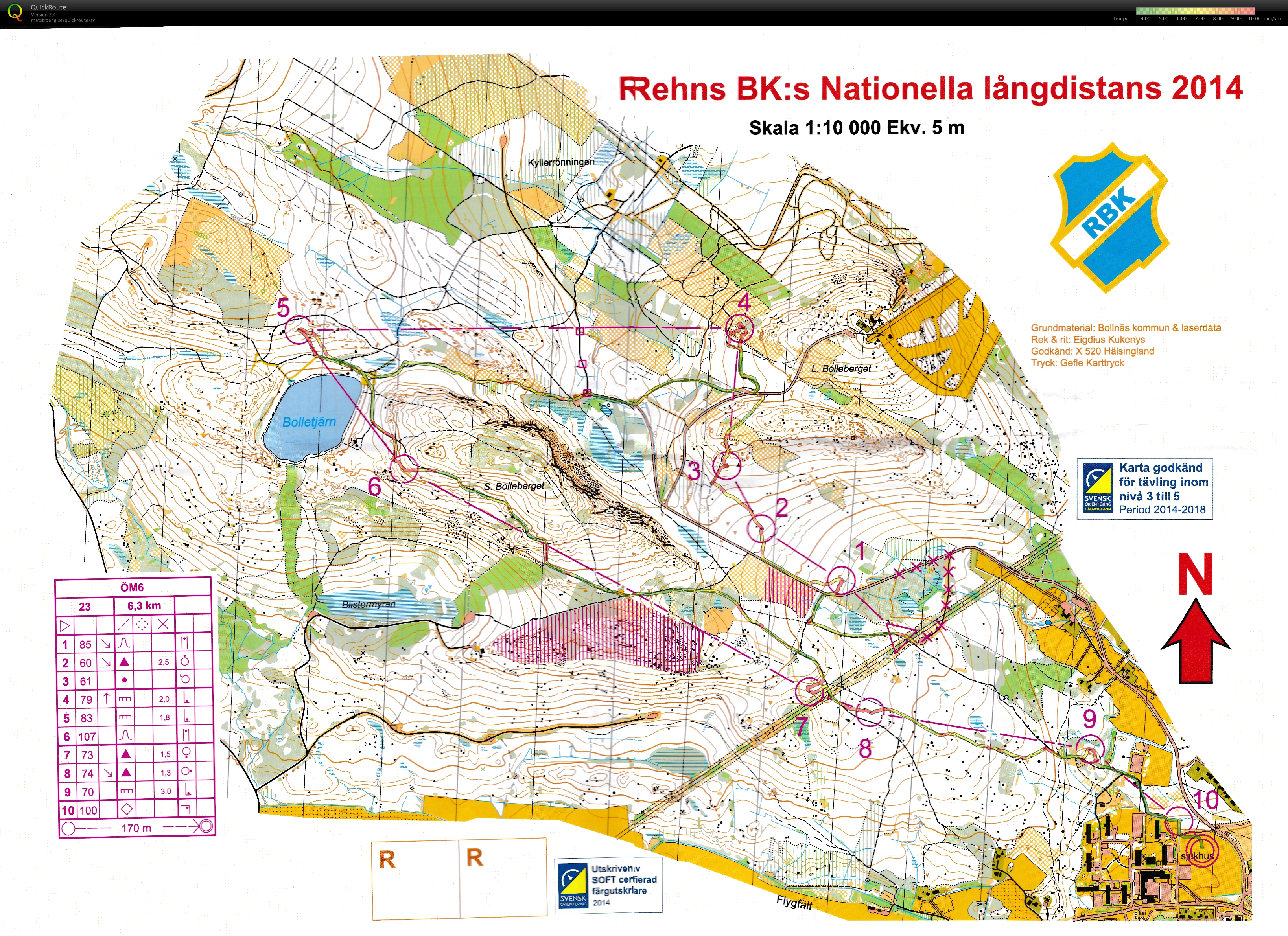 Rehns nationella långdistans (2014-06-01)