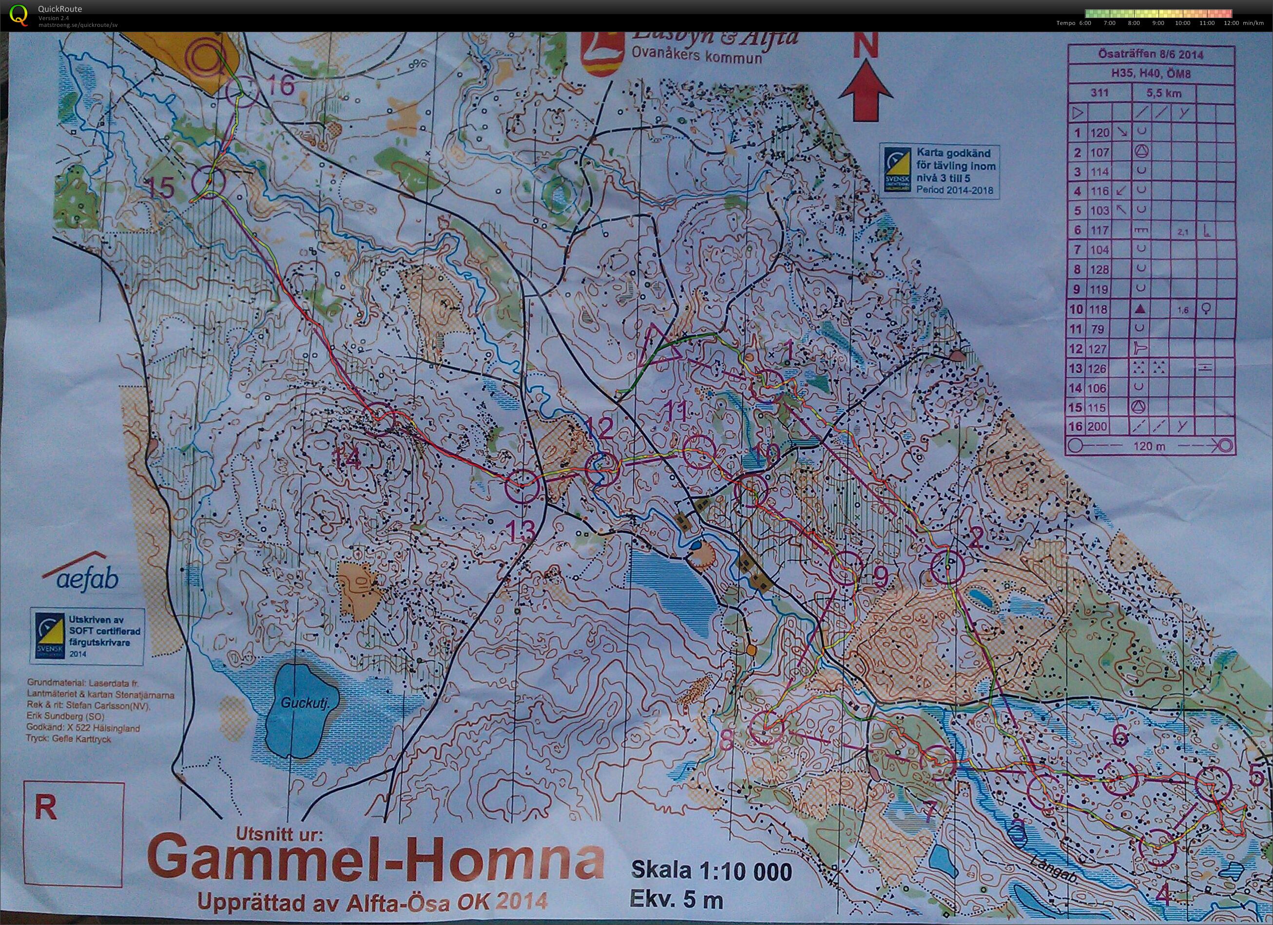 ÖSA-träffen 2014, etapp 3 medel (08.06.2014)