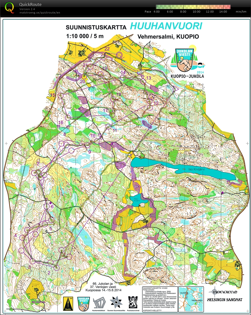 Jukola 2014 Str 2 (14.06.2014)