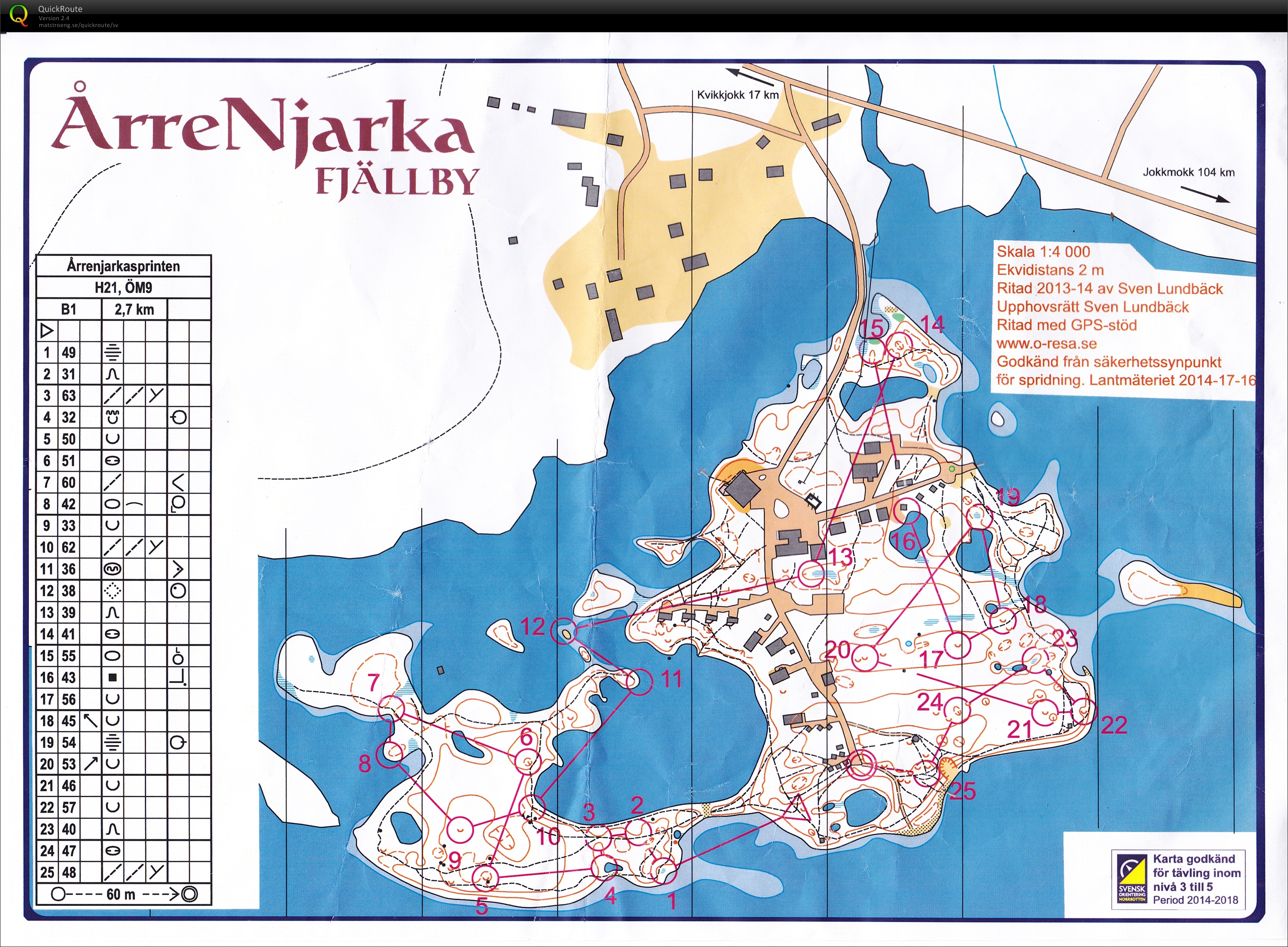 Lapplands 5-dagars E1/Årrenjarkasprinten (H21) (2014-07-30)