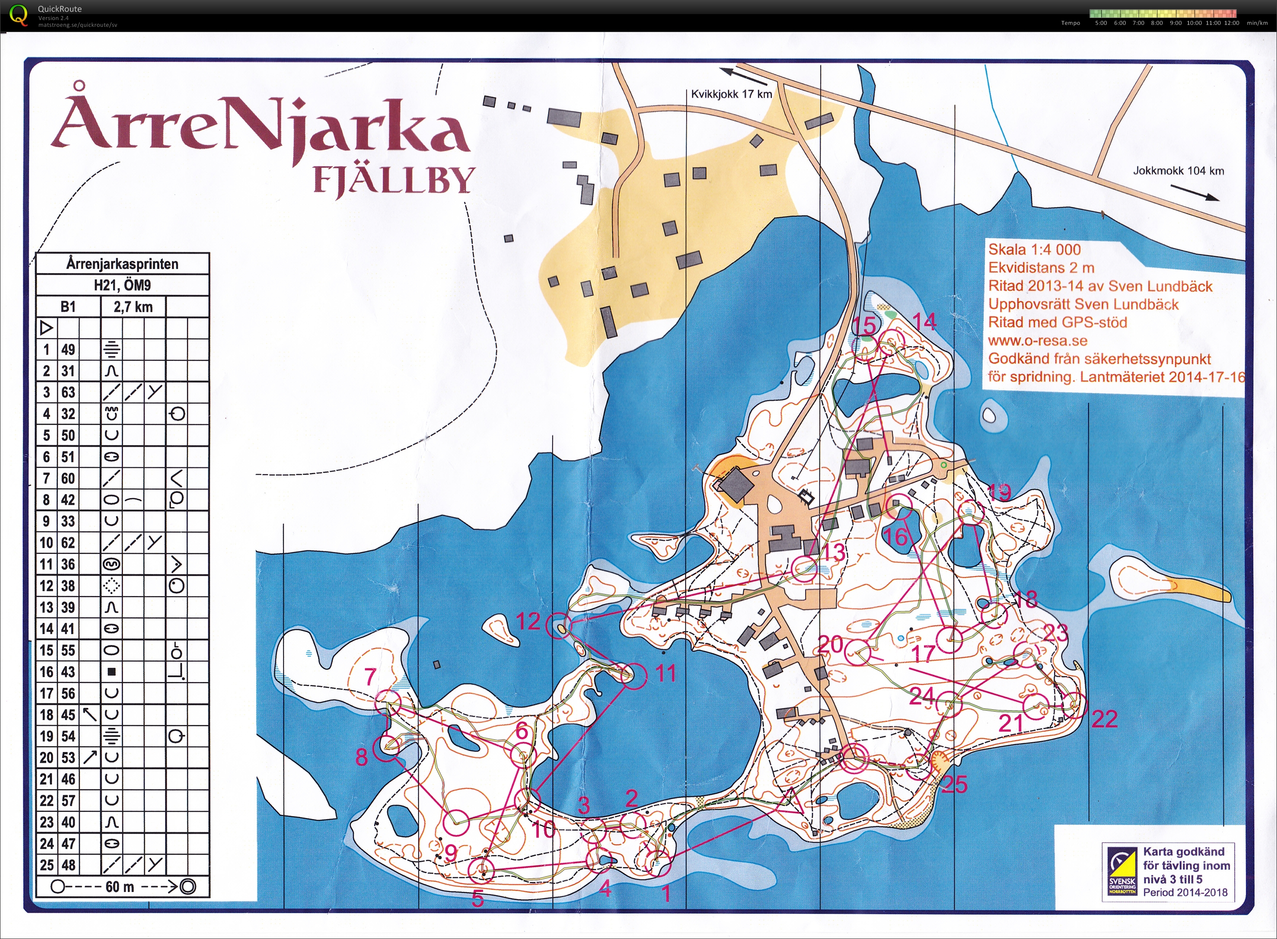 Lapplands 5-dagars E1/Årrenjarkasprinten (H21) (2014-07-30)