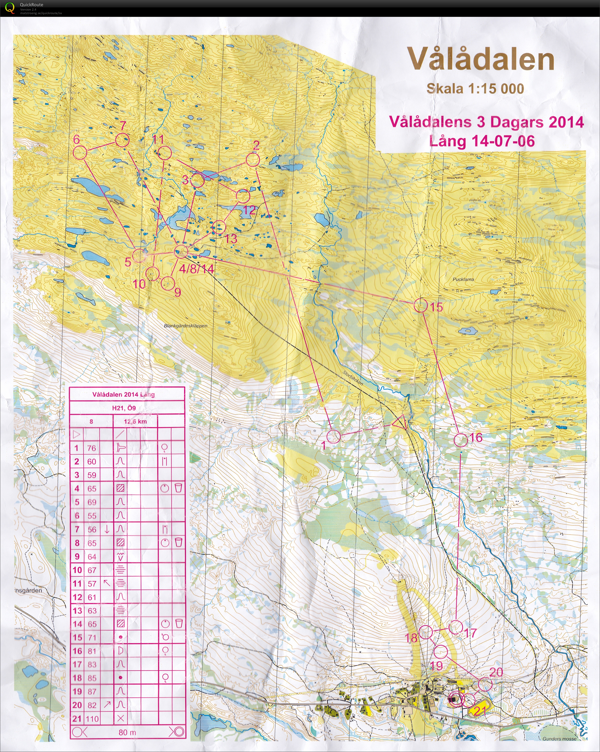 Vålådalens 3-dagars E3/lång (H21) (2014-07-06)