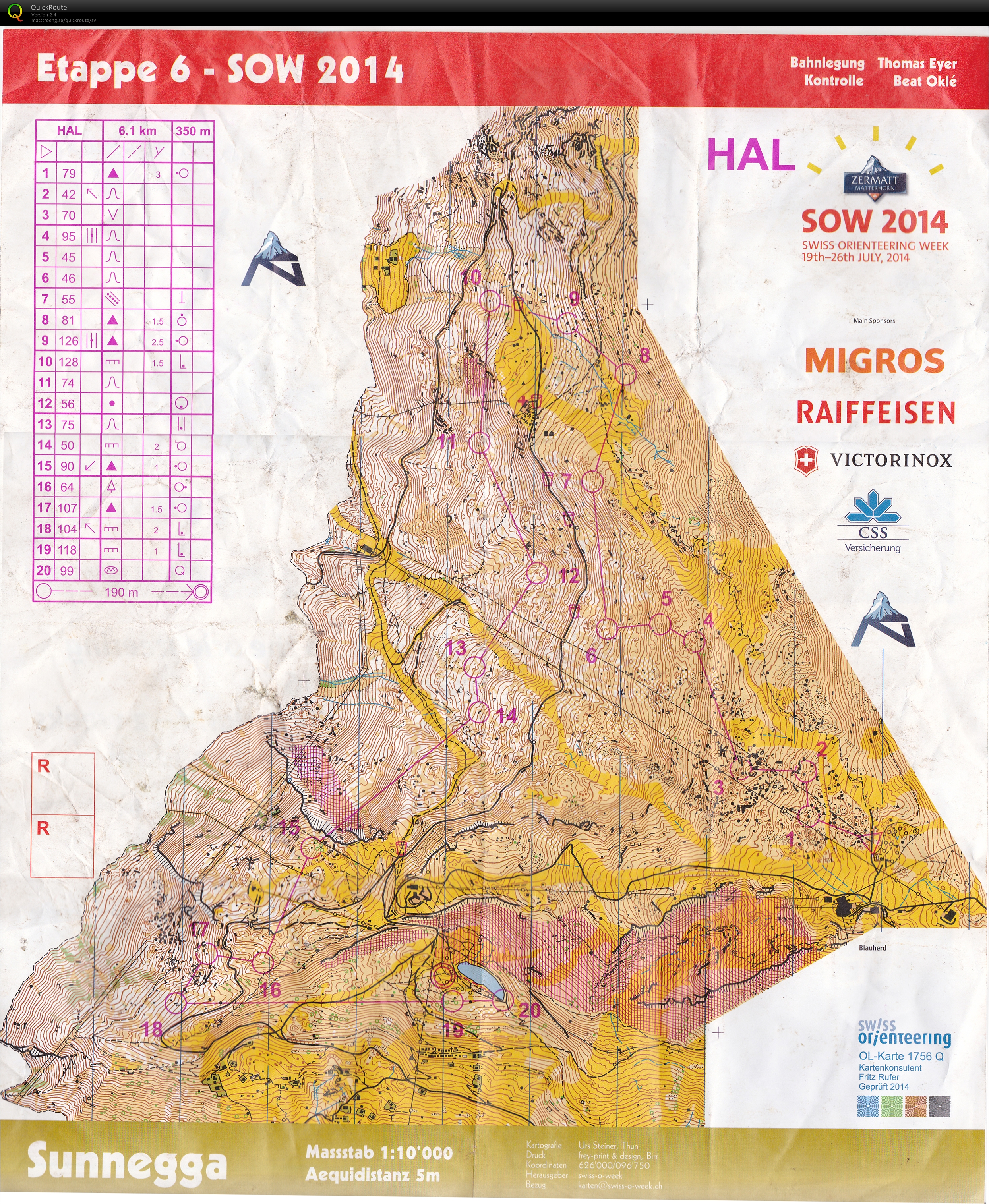SOW 2014 E6/lång Sunnegga (HAL) (26-07-2014)